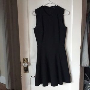 Madewell black dress knee length